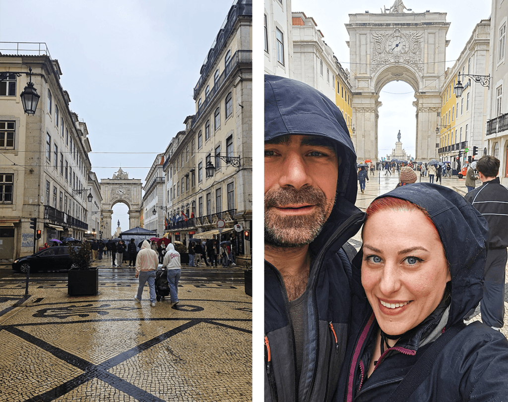 Rua Augusta Caddesi ve Zafer Takı